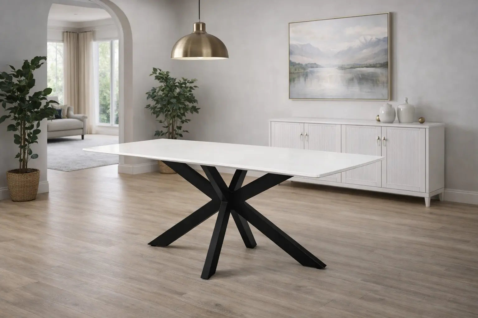 Table S-1249 W (pierre blanche brillante)