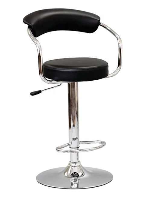 ST-7500-B Bar stool 2pcs (Black) - Optimum Plus