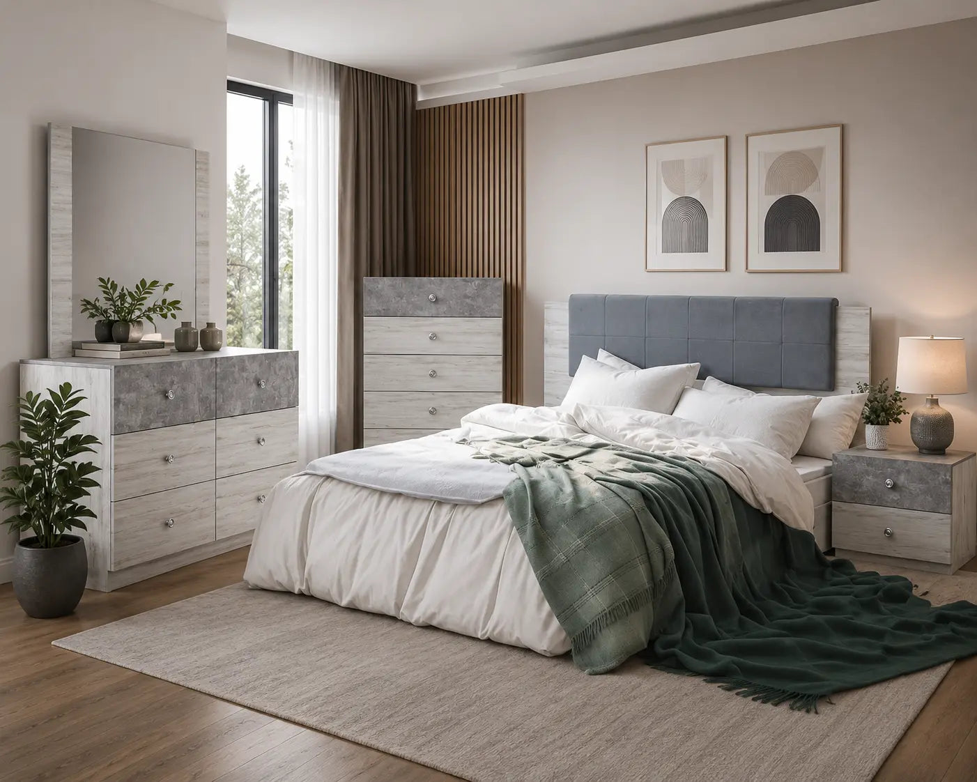 Lit Vivian 54" (Artwood/industriel)