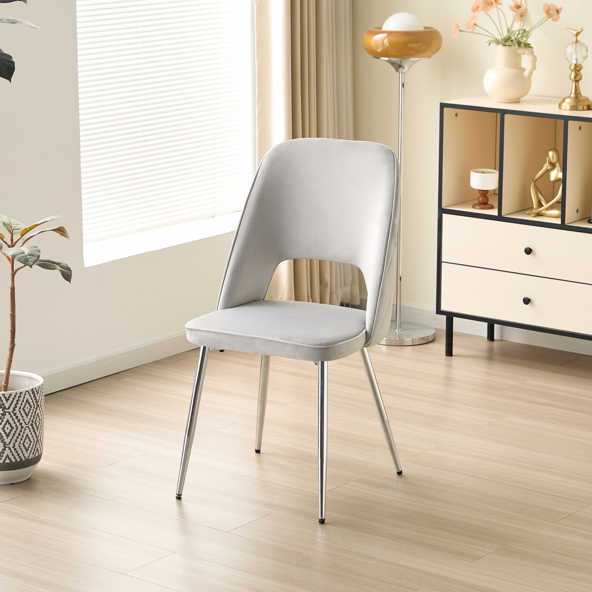 Chaises S-2197 SV (grises) 2 pièces