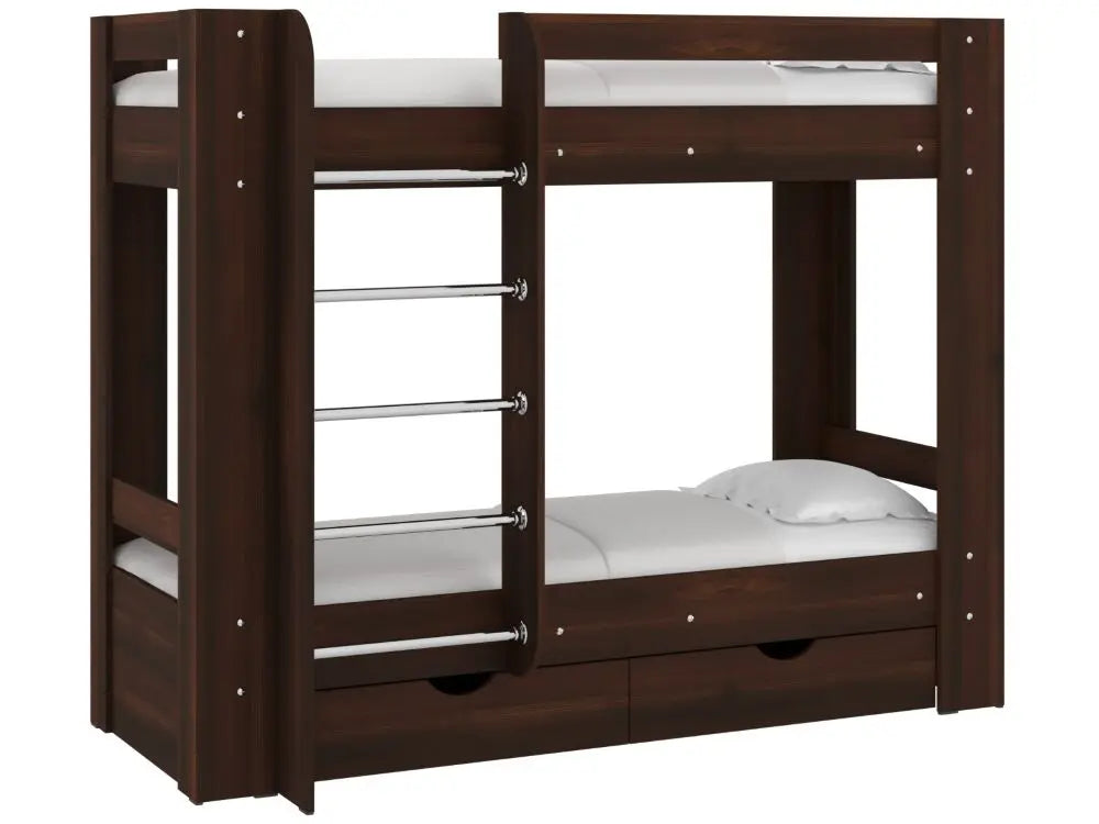 Tiroirs Duet (marron foncé) 2 pcs 