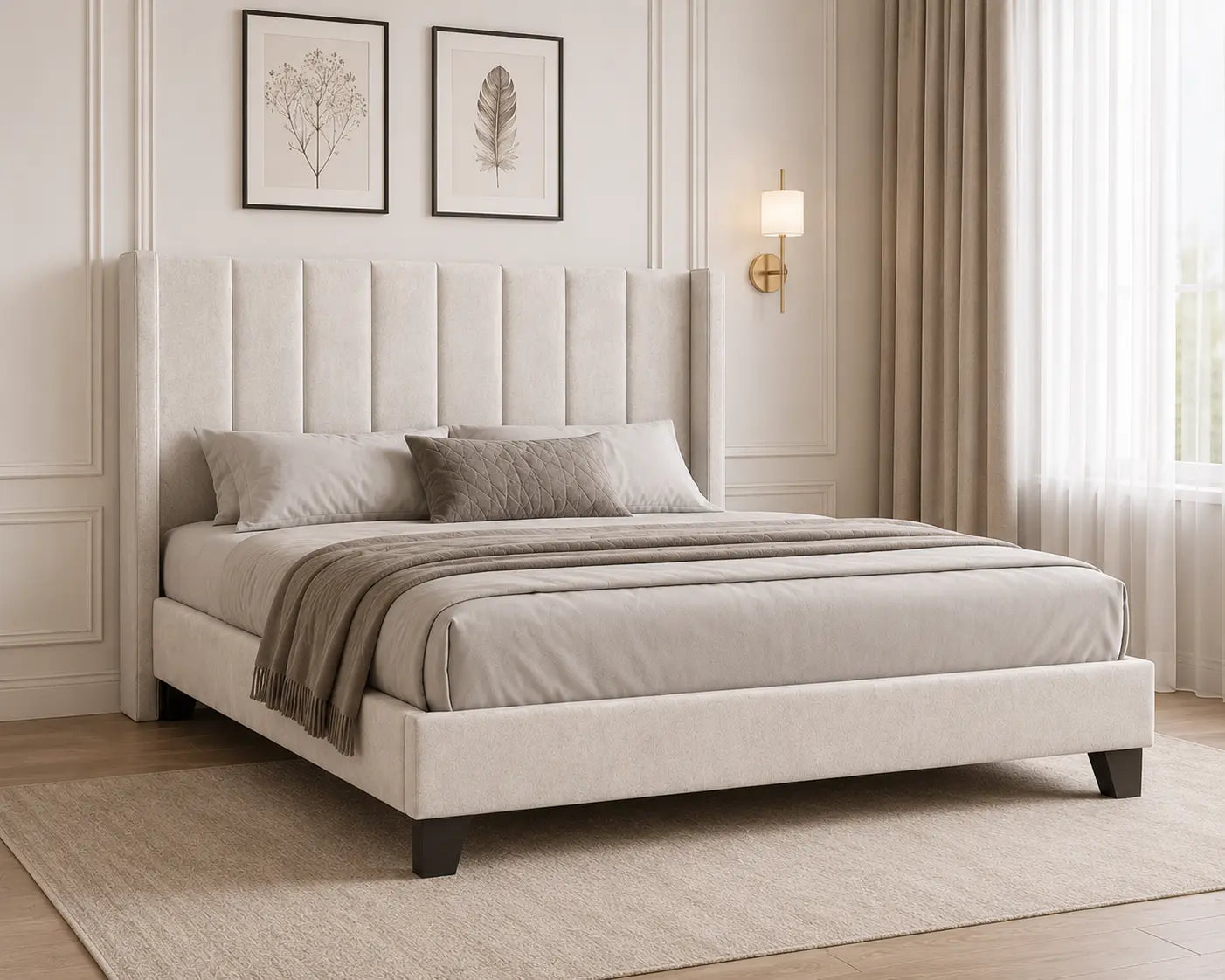 Aaron bed white - Optimum Plus