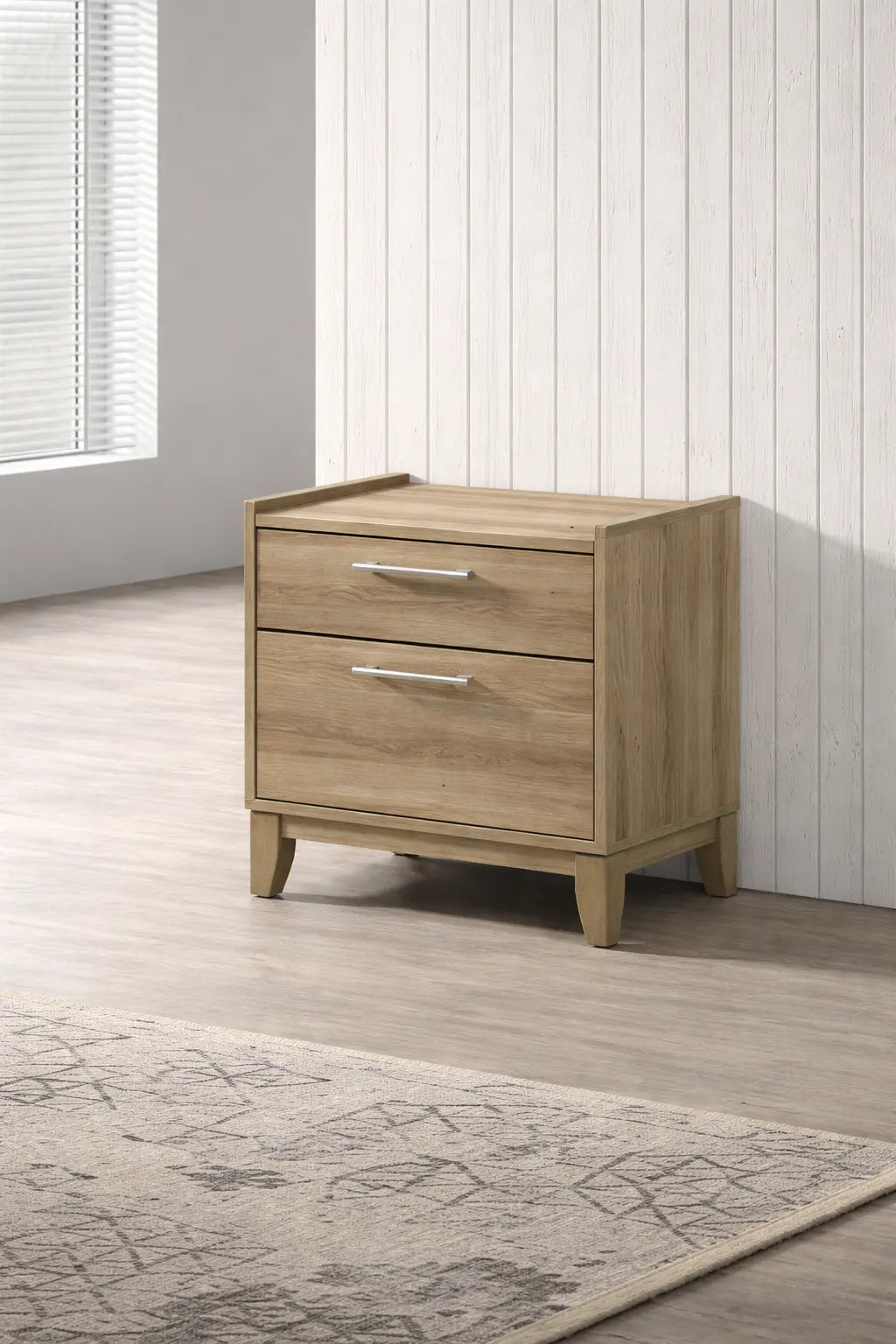Table de chevet Charlotte (marron)