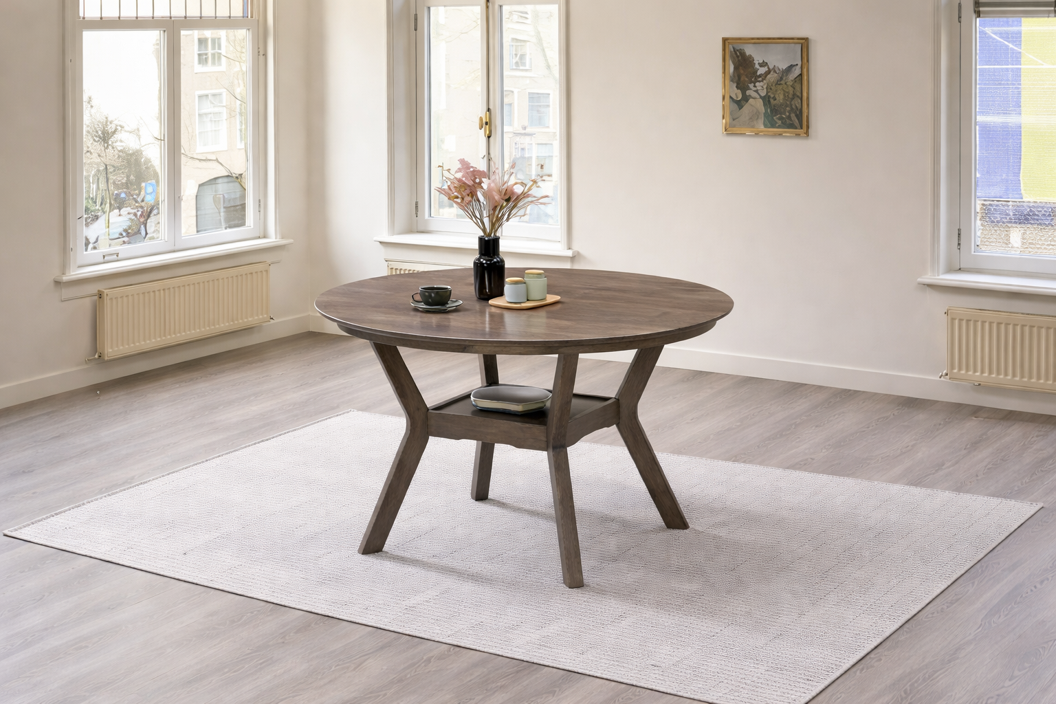 T-1079 Table (Antique Grey)