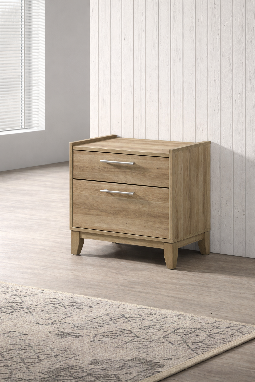 Table de chevet Charlotte (marron)