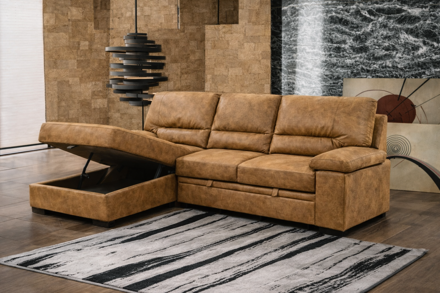 Valery sleeper sofa LHF