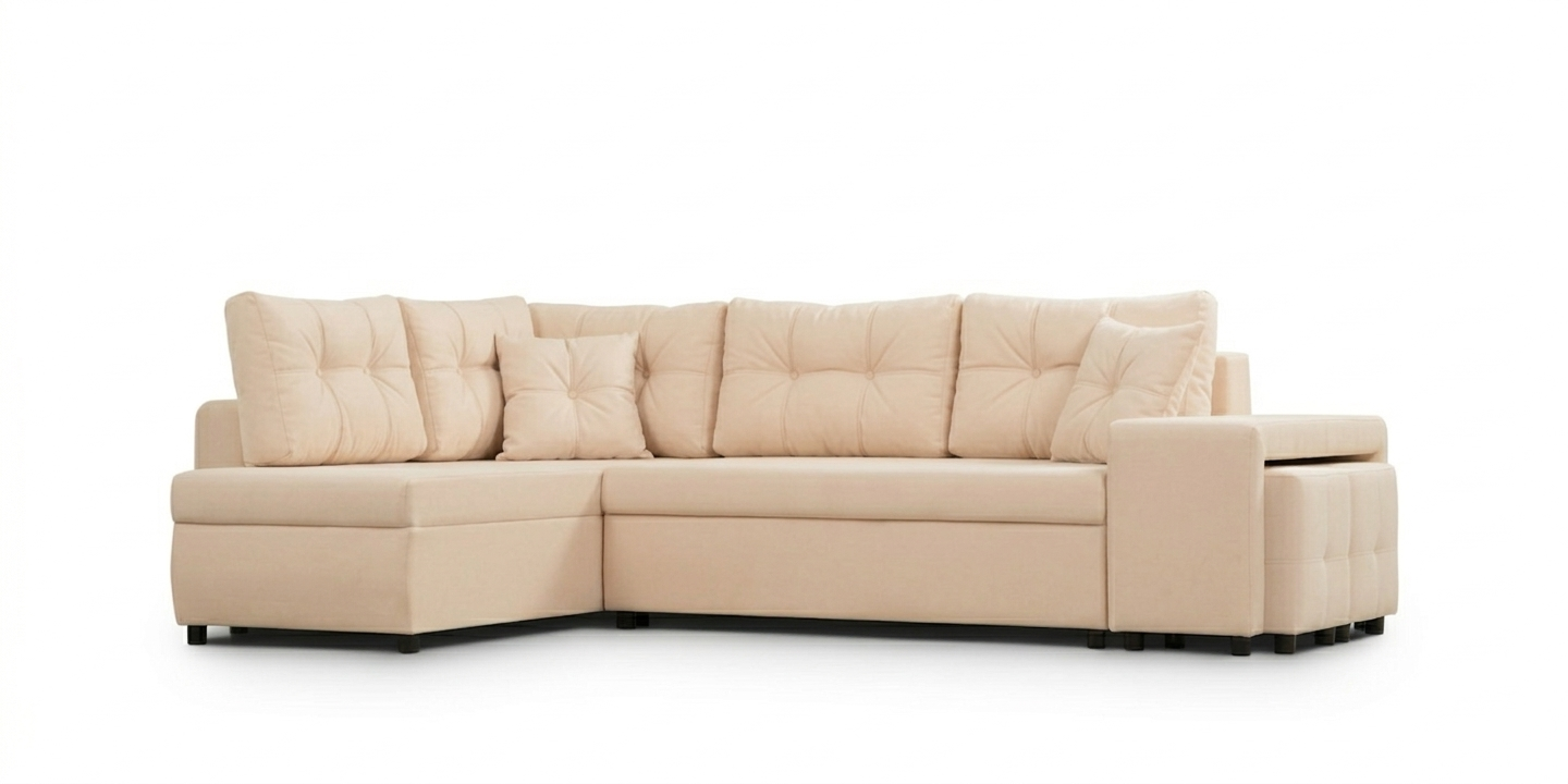 Adam-I  sectional sofa-bed (Donna Light)