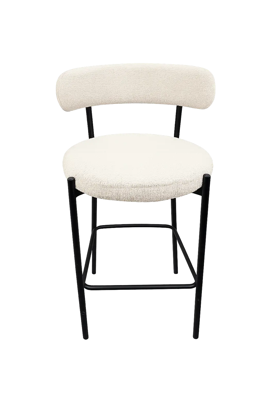 Tabourets de bar Victoria S-6361 (blancs) 2 pièces