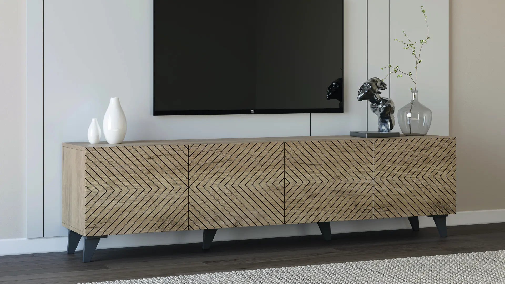 Meuble TV HOLLY 79" (bois MDF)