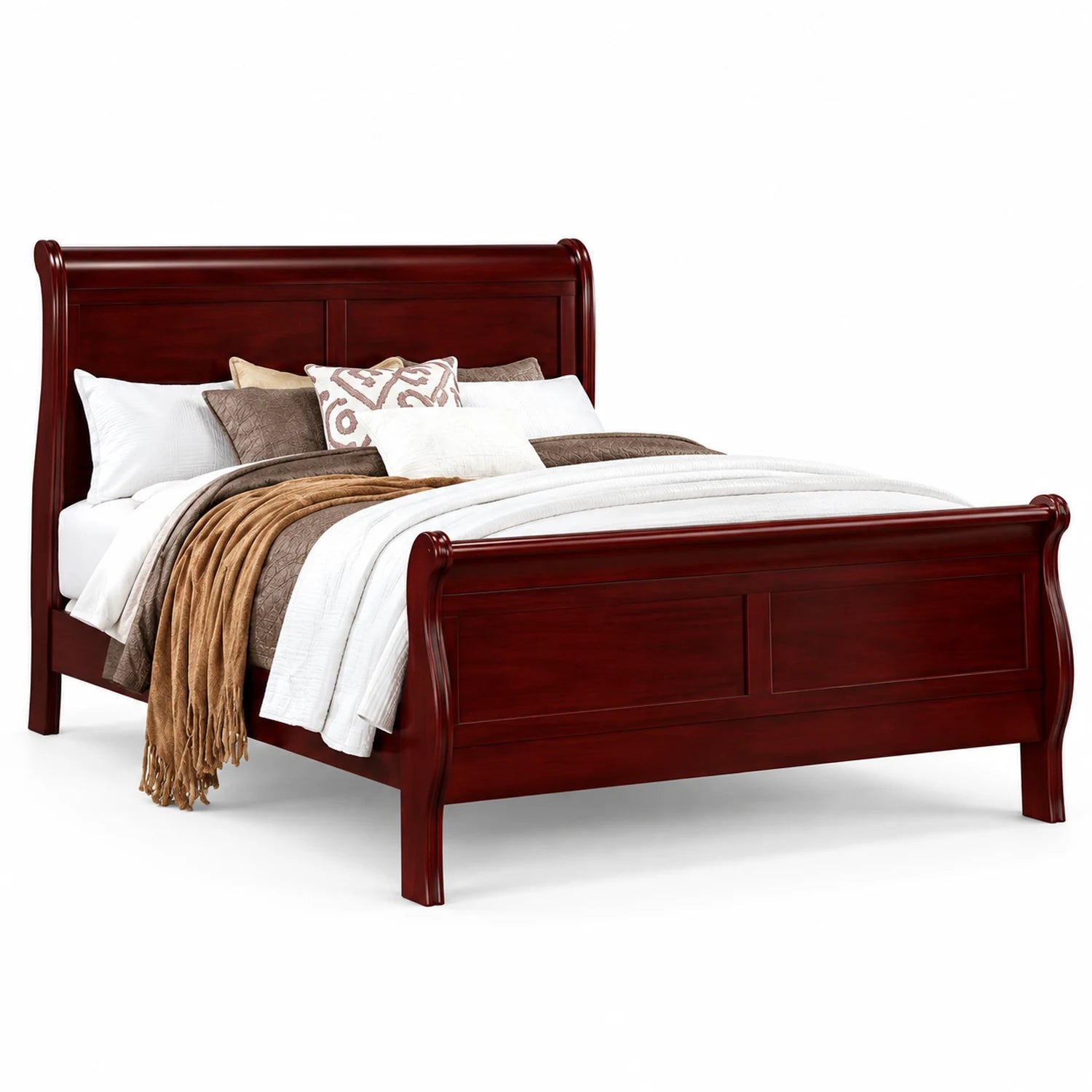 Louis Philippe Bed 60" (martini cherry)