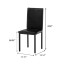 Chair DС008 4pcs (black)