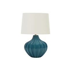I-9612 Luminaire 24"H lampe de table (bleu ceramique / ivoire)