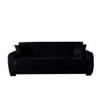 Pelin Sofa bed (black/velour)