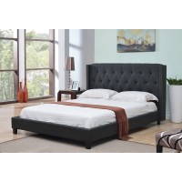 IF-5800 Bed 78" (Charcoal Fabric)