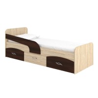 Bed 39" Milka (sonoma +  dark brown)