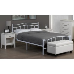 TS-2300 Metal Bed 39" (white)