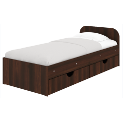 Bed 39" Sonia  without drawers (dark brown)