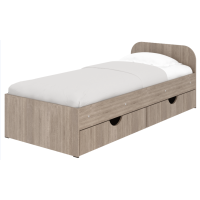 Bed 39" Sonia  without drawers (truffle)