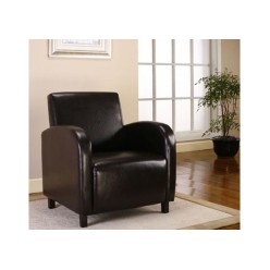 Model I-8050 Accent Chair (Dark Brown)
