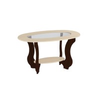Coffee table Jasmine (black/brown + oak)