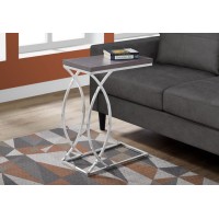 I-3187 Accent Table (grey/metal chrome)