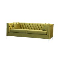 Edge-1798 Sofa with cushions (juliette chartreuse)