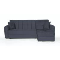 Louis Reversible Sofa-bed (fabric/grey)