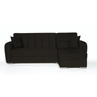 Louis Reversible Sofa bed (fabric/black)