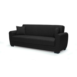 Pelin Sofa bed (black, fabric)