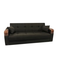 Nisa Sofa bed (black/fabric)