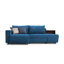 Richard canapé-lit d'angle (bleu foncé) 