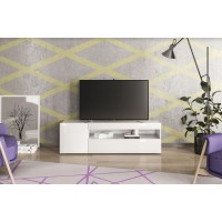 TV Stand "LORENZO 1"  61"L (white varnish)