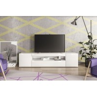 TV Stand "LORENZO 2"  79"L (white varnish)