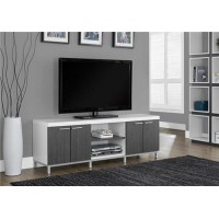 I-2591  TV Stand – 60"L white/grey