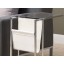 I-3034 Accent Table (glass table top / metal chrome)