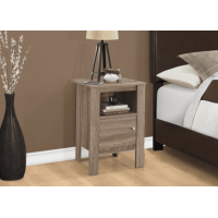 I-2136 Accent Table with storage (dark taupe)