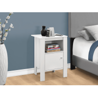 I-2137 Accent Table with storage (white)