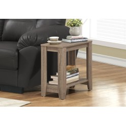 I-3115 Accent Table with shelf (dark taupe)