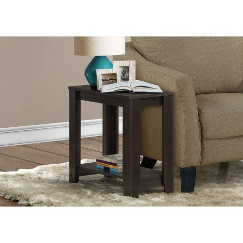I-3119 Accent Table with shelf (cappuccino)