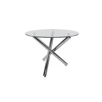 Table S-158 (glass/chrome legs)